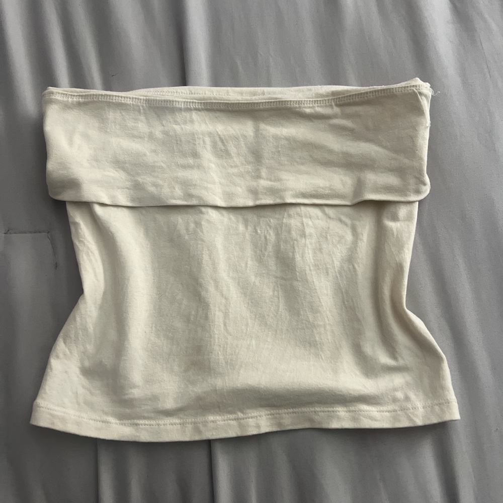 American Eagle Outfitters Off-White Tube top